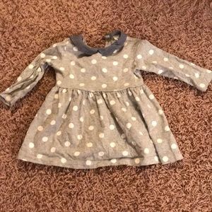 Grey polka dot Baby Gap dress